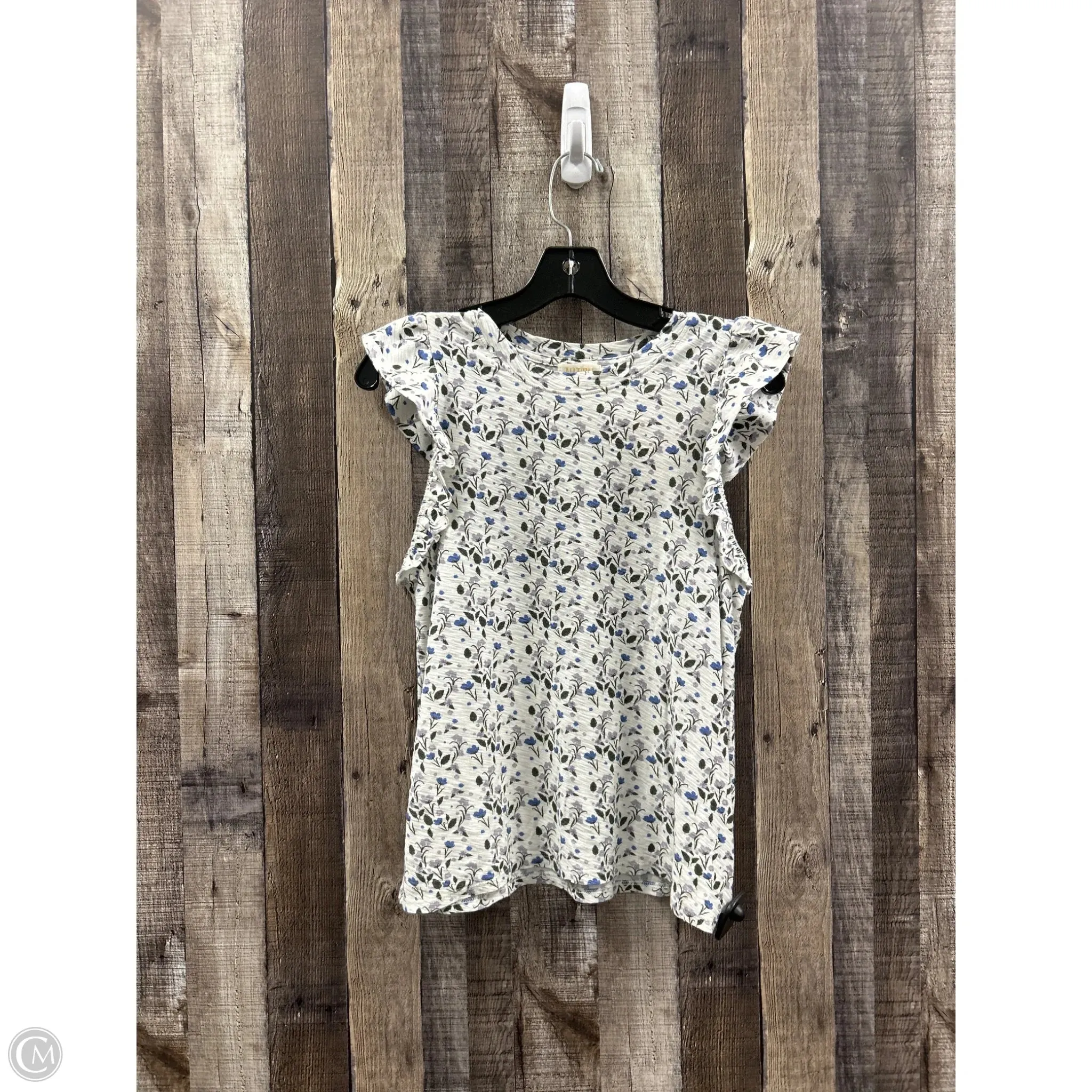 Top Sleeveless By Nation In Floral Print, Size: M
