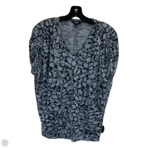Top Sleeveless By Simply Vera In Grey, Size: S