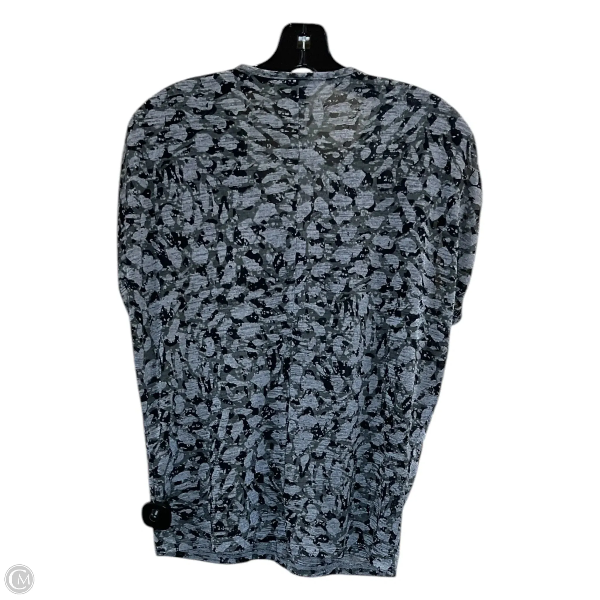 Top Sleeveless By Simply Vera In Grey, Size: S