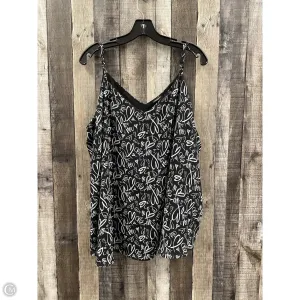 Top Sleeveless By Torrid In Black, Size: 3x