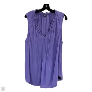 Top Sleeveless By Torrid In Purple, Size: 2x