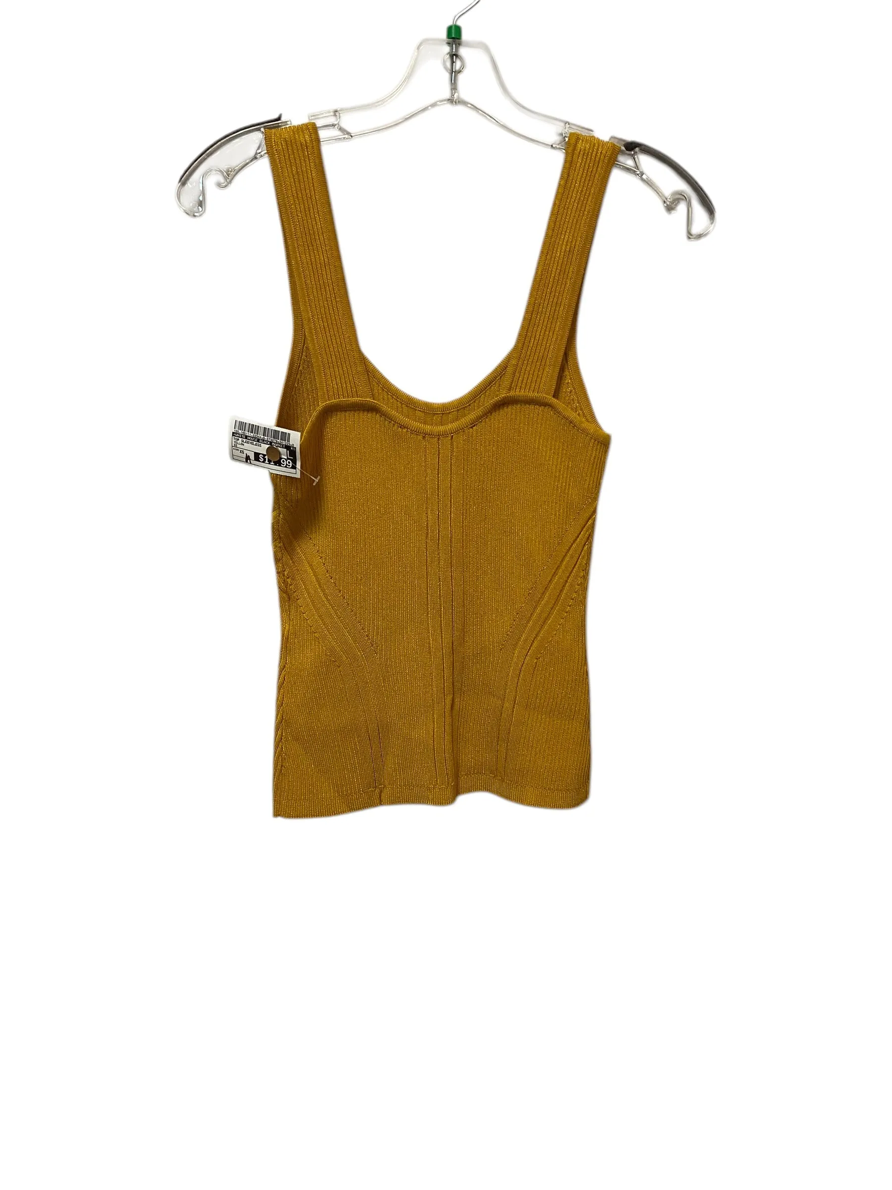 Top Sleeveless By White House Black Market In Yellow, Size: Xs