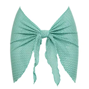 Turquoise Crochet Sarong