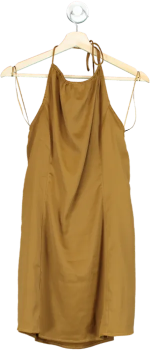 Urban Outfitters Brown Halter Neck Dress UK L