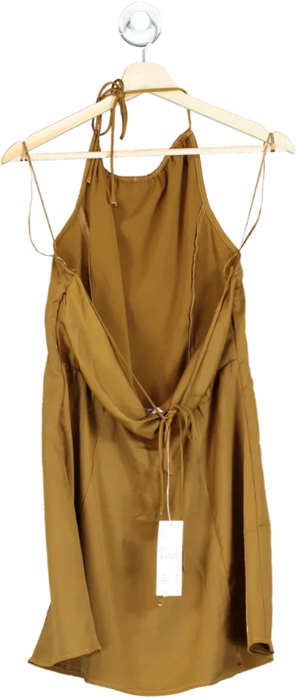 Urban Outfitters Brown Halter Neck Dress UK L