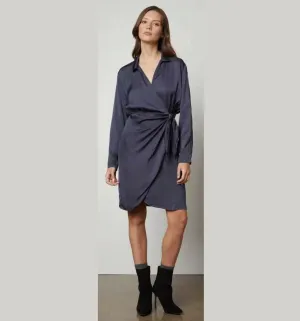 Velvet - Juni Wrap dress in Baltic