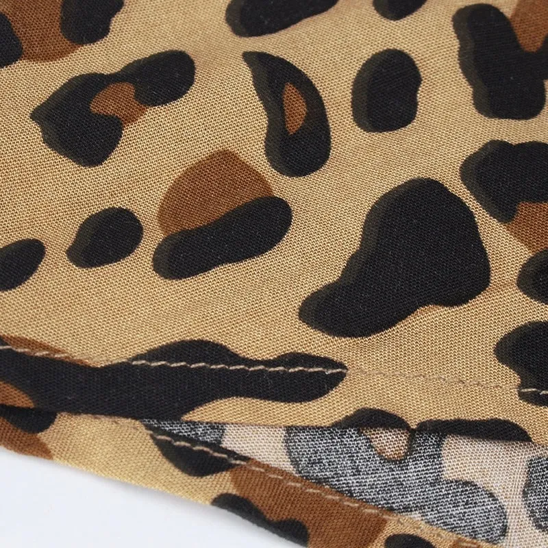 Vintage leopard print dress