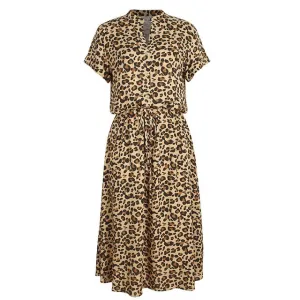 Vintage leopard print dress