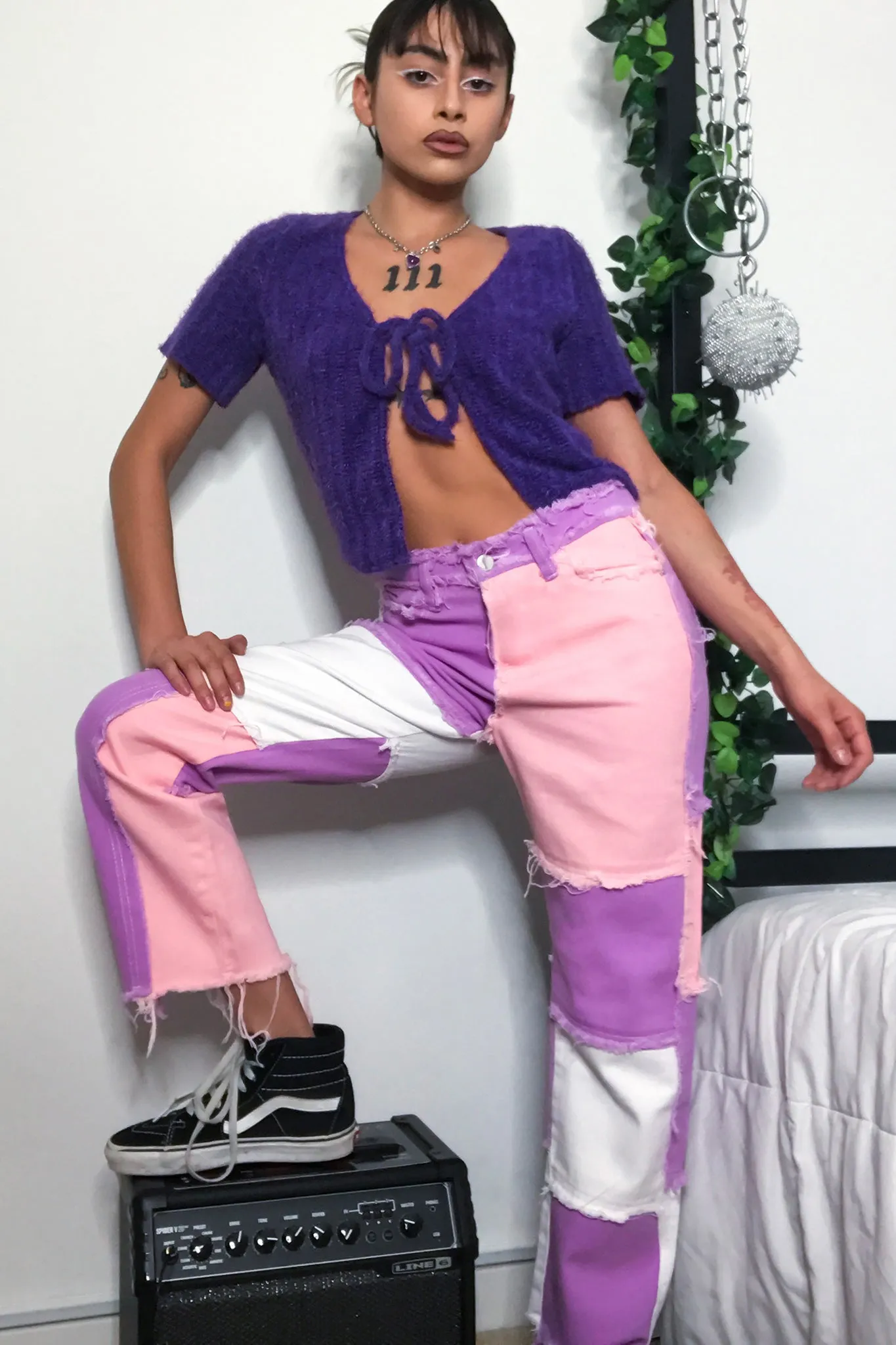 Violet Potion Fluffy Cardigan