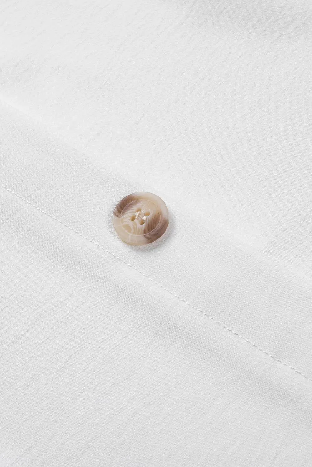 White Buttoned Slip Dress