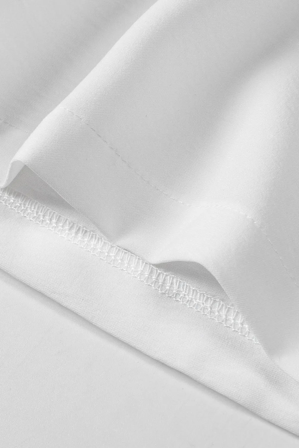 White Buttoned Slip Dress