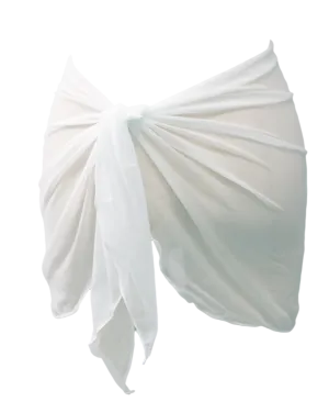 White Mesh Sarong