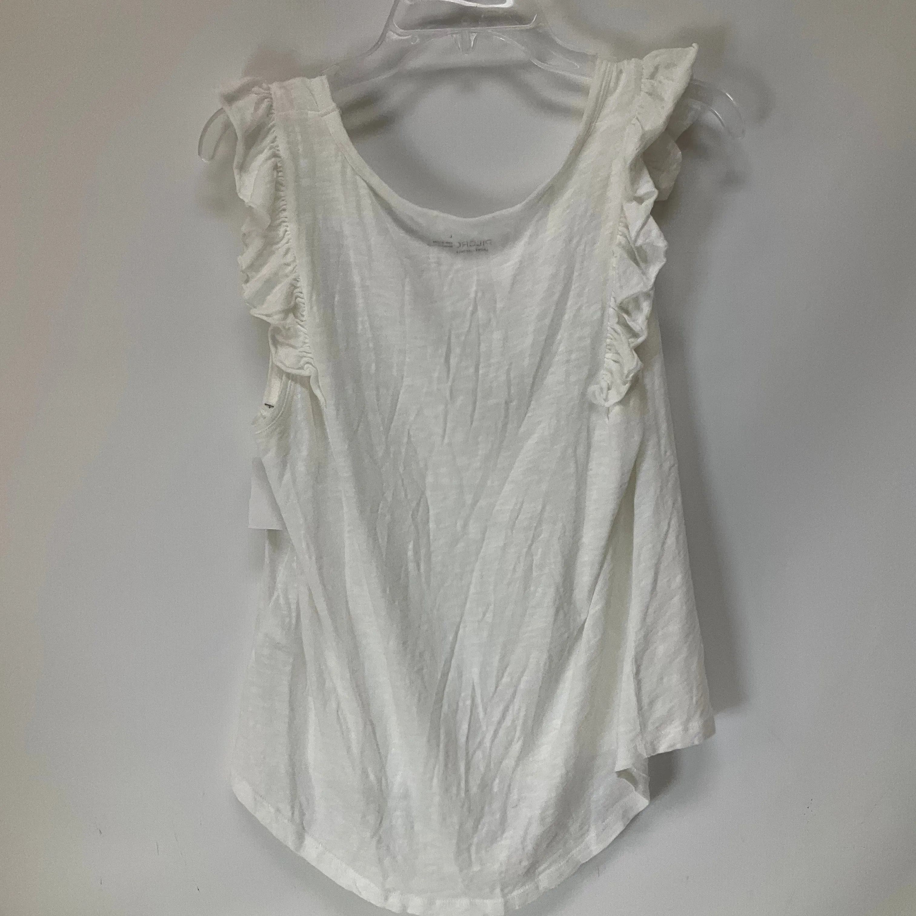White Top Sleeveless Pilcro, Size L