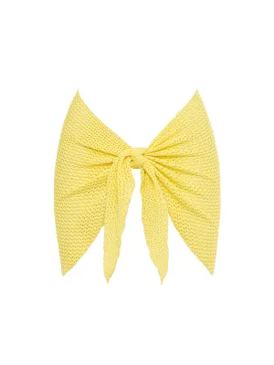 Yellow Crochet Sarong ::RET