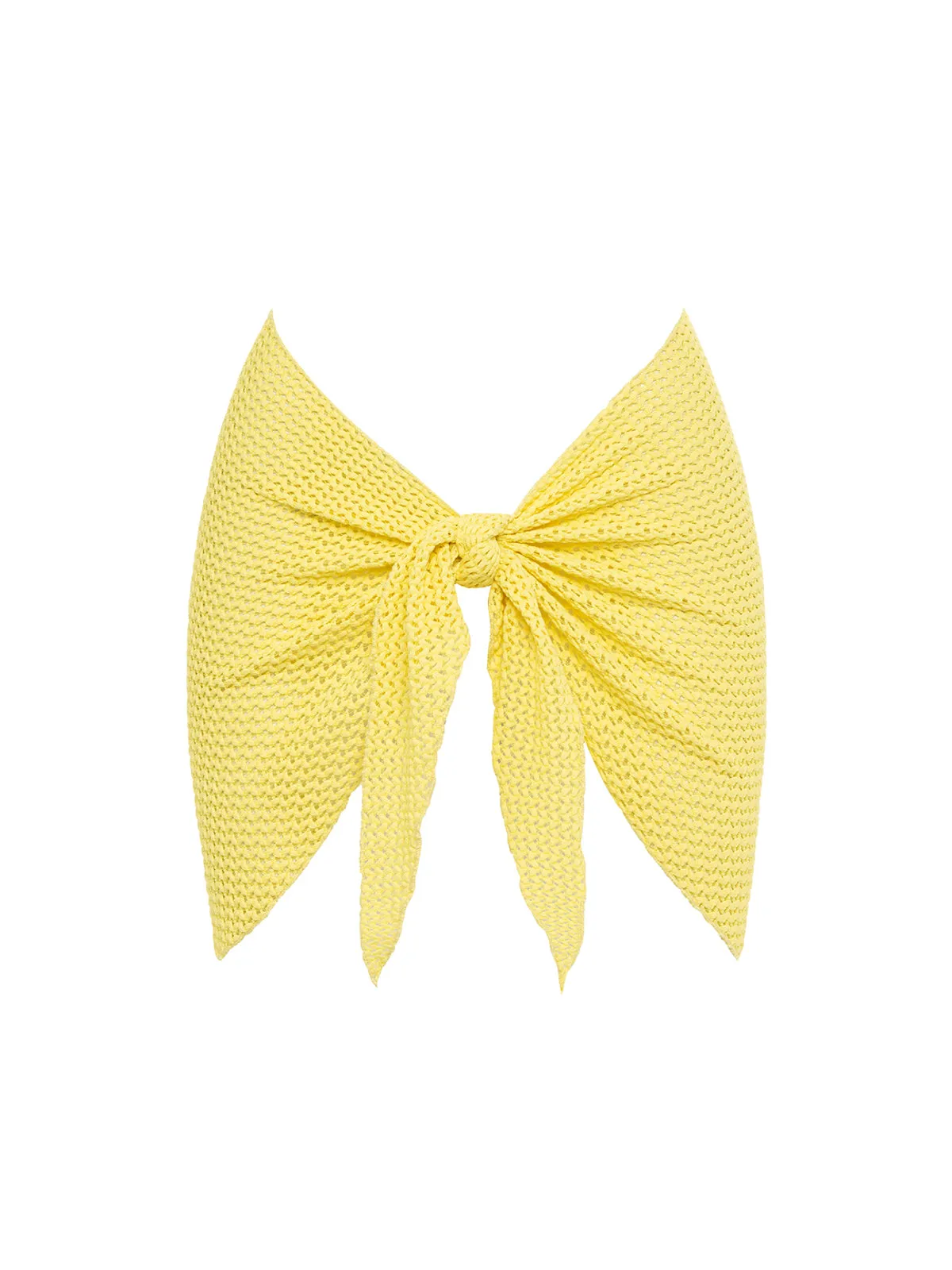 Yellow Crochet Sarong ::RET