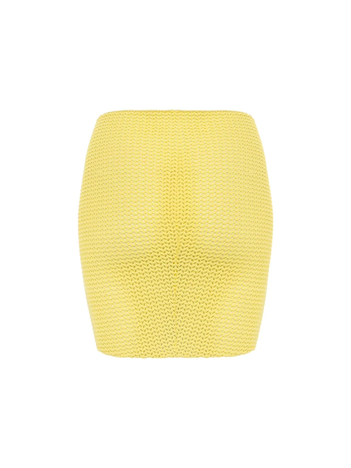 Yellow Crochet Sarong ::RET
