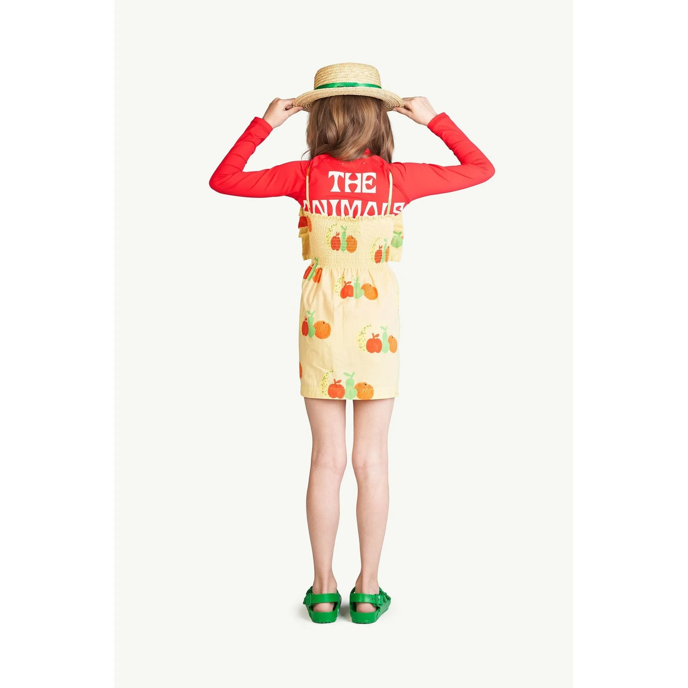 Yellow Fruits Dragonfly Dress
