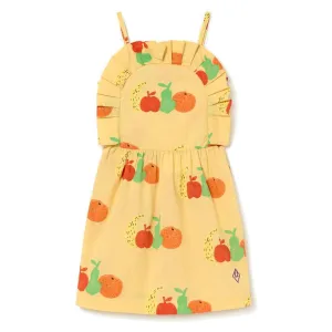 Yellow Fruits Dragonfly Dress