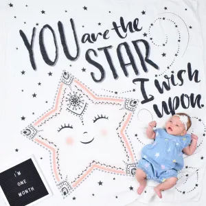 You are the Star Organic Muslin Blanket