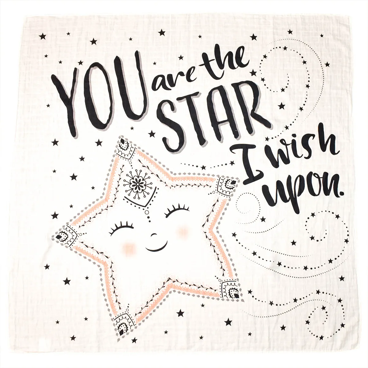 You are the Star Organic Muslin Blanket